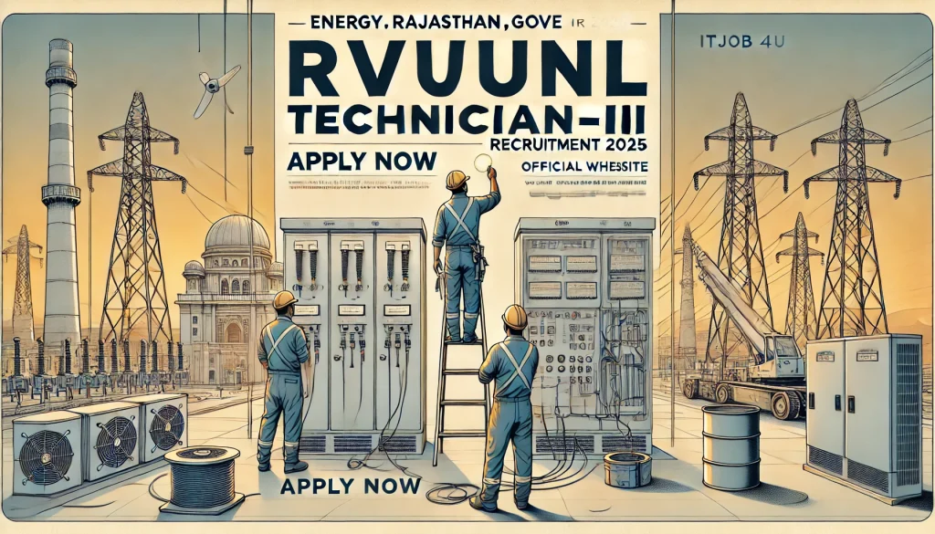 RVUNL Technician-III Recruitment 2025