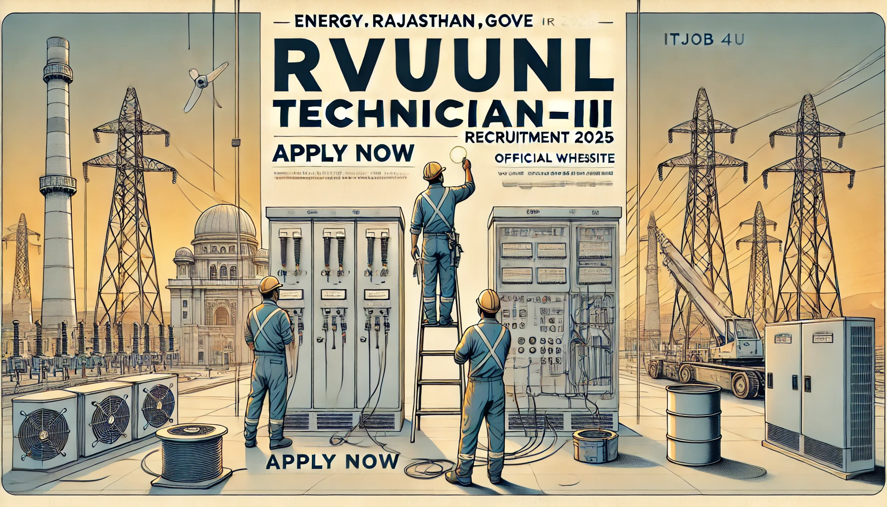 How to apply for RVUNL Technician Recruitment?, ITI Government Jobs in Rajasthan 2025, RVUNL Exam Date and Syllabus 2025,