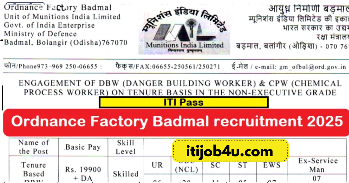 Ordnance Factory electrician Salary