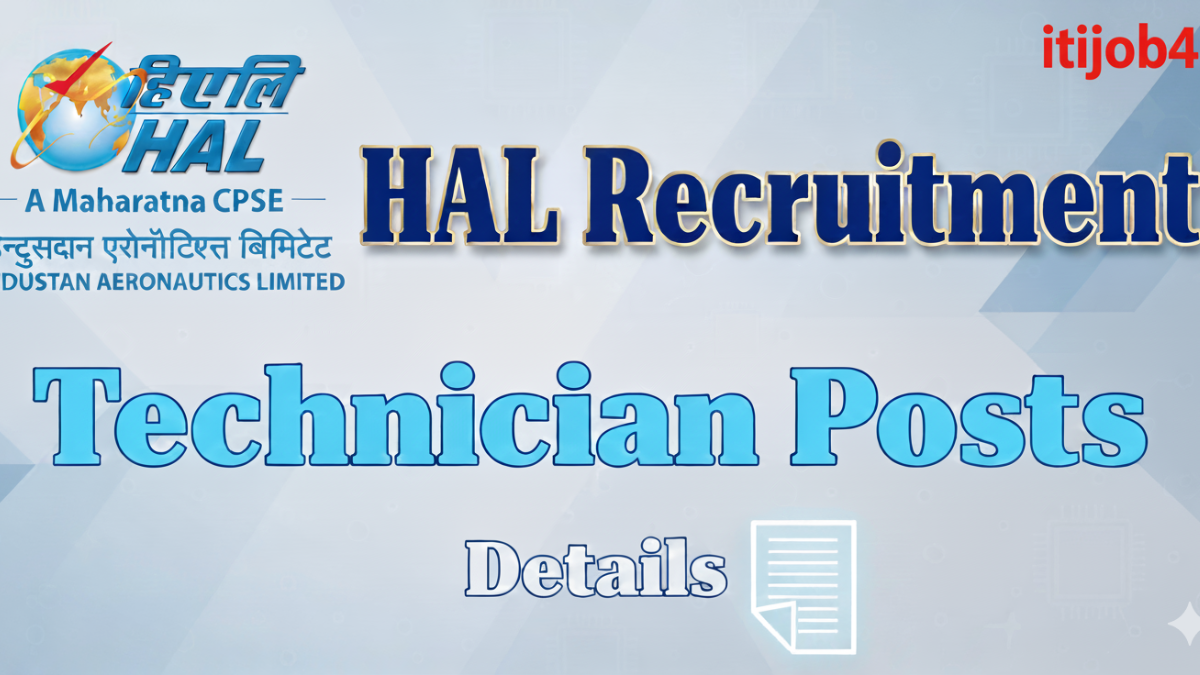 HAL Technician Recruitment