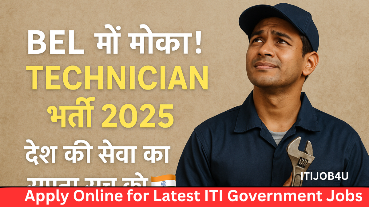 BEL technician vacancy