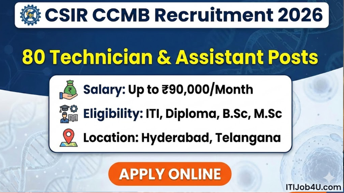 CSIR CCMB Recruitment