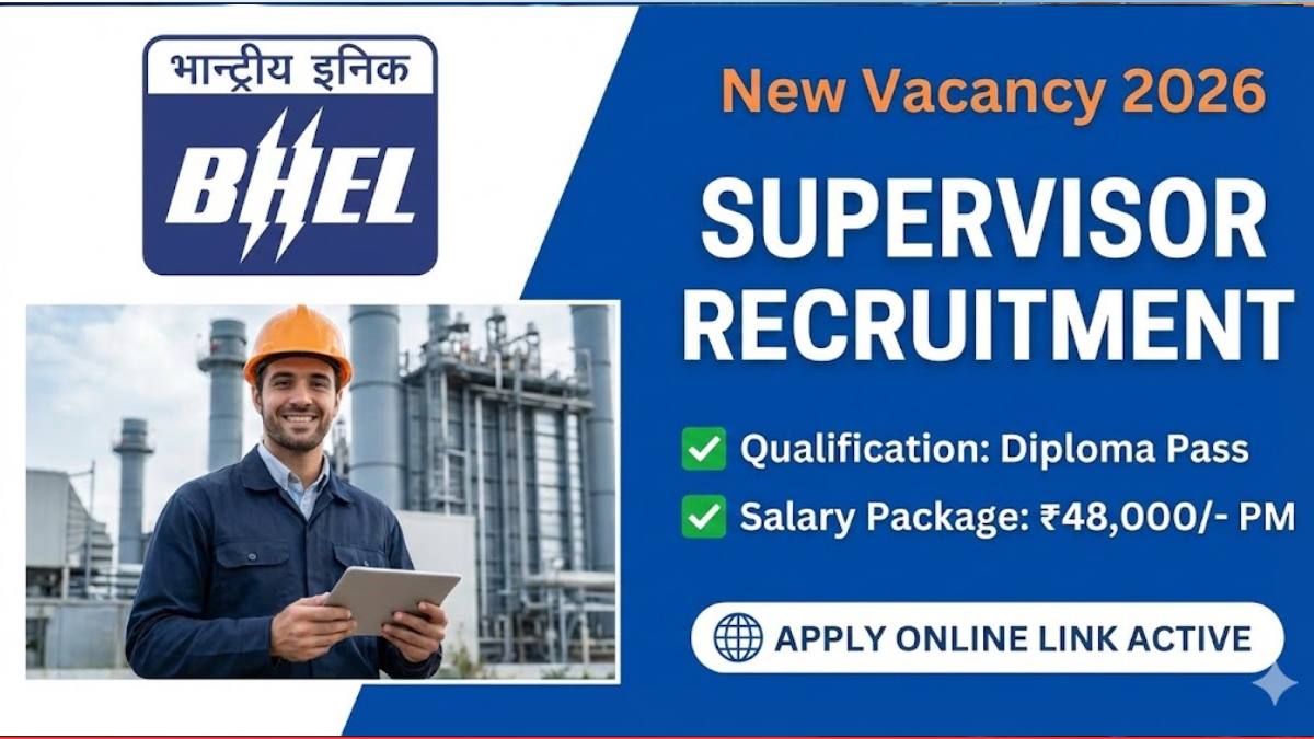 BHEL Supervisor Recruitment 2026